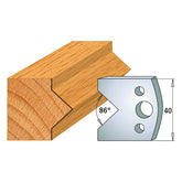 CMT 690.034 PROFILE KNIVES FOR INSERT SHAPER SYSTEM SP 1-37/64”x5/32” (40x4mm)